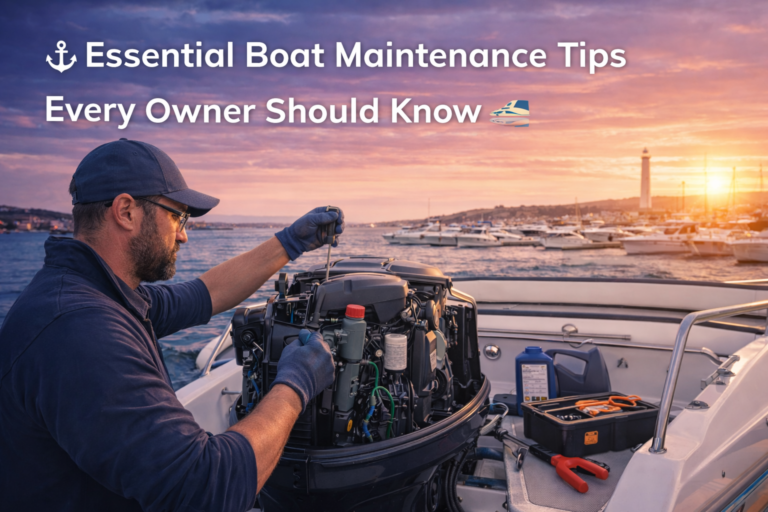 Essential Boat Maintenance Tips Every Owner Should Know 🚤
